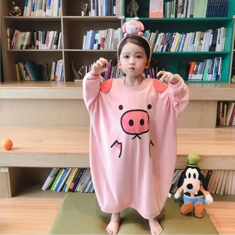 Children Onesies Pajamas Sleeping Bag Kids Baby Girls Boys Stitch Jumpsuits Costume Long Sleeve Children Sleepwear 250806