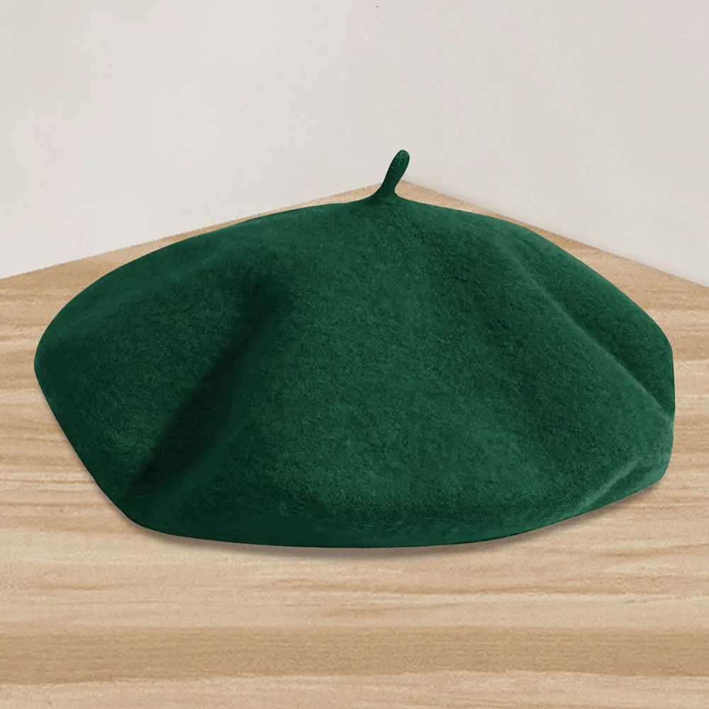 Womens chic retro style beret classic French style breathable elastic knit perfect for autumn and winter fashion. XJ250807