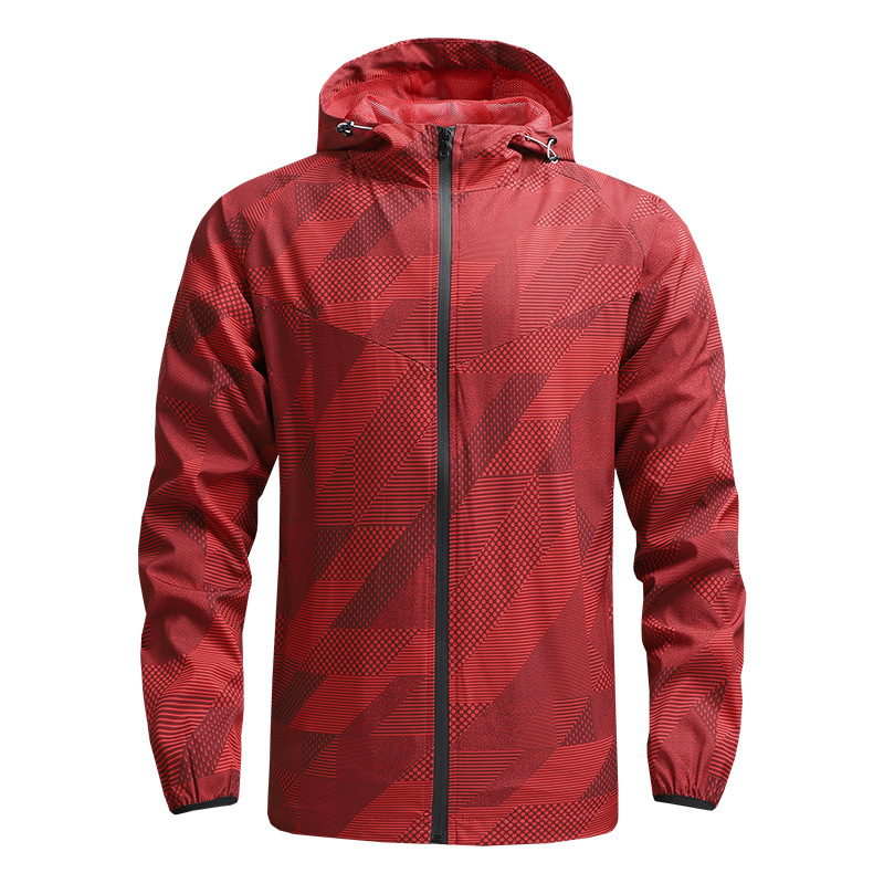 Men's outerwear spring and autumn mountaineering jacket thin casual quick-drying windbreaker outdoor sports jacket for men European code: S-5XL
