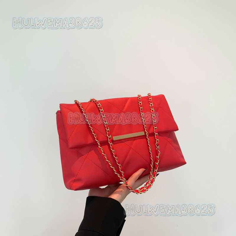 High-end Fashion Bag for Women 2024 New Trendy Chain Crossbody Bag Niche Design Casual Simple Shoulder Bag H250806