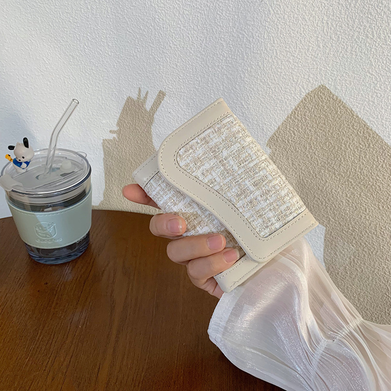 Large Capacity INS Wallet for Women Students Solid Color Simple Korean Chic 250807