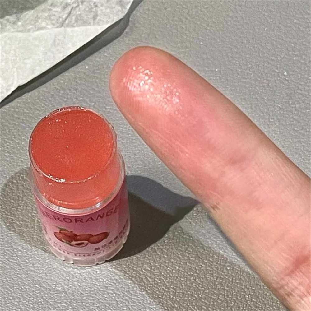 Transparent Coconut Fruit Lip Balm Lip Care Moisturizing Fade Fine Lines Jelly Lip Gloss Lipstick Anti-drying Hydration MakeupXJ250807