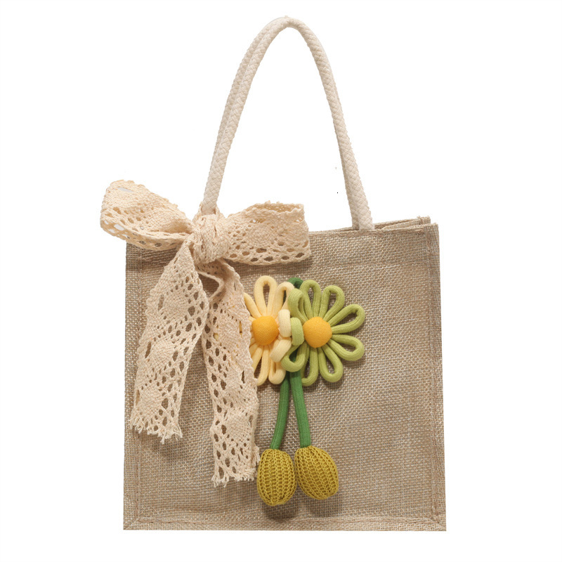 trend 2025 Women s linen handbag new gift bag fashionable outdoor lunch box handbag designer bag women s diagonal cross bag women s shoulder bag