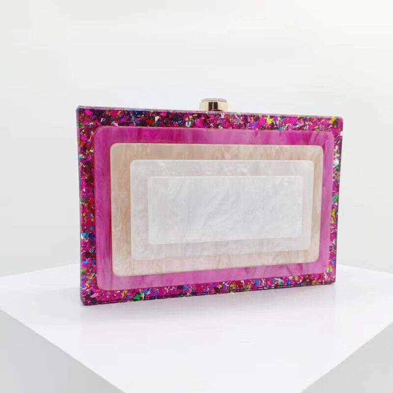 Women's Handbag Dinner Retro ing Trend Acrylic One-shoulder Chain Bag Girl