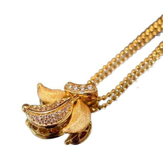 New Chinese Style Brushed Dia-Encrusted Christmas Tree Earrings Necklace Exquisite Niche Elegant Luxurious Versatile Jewelry Set