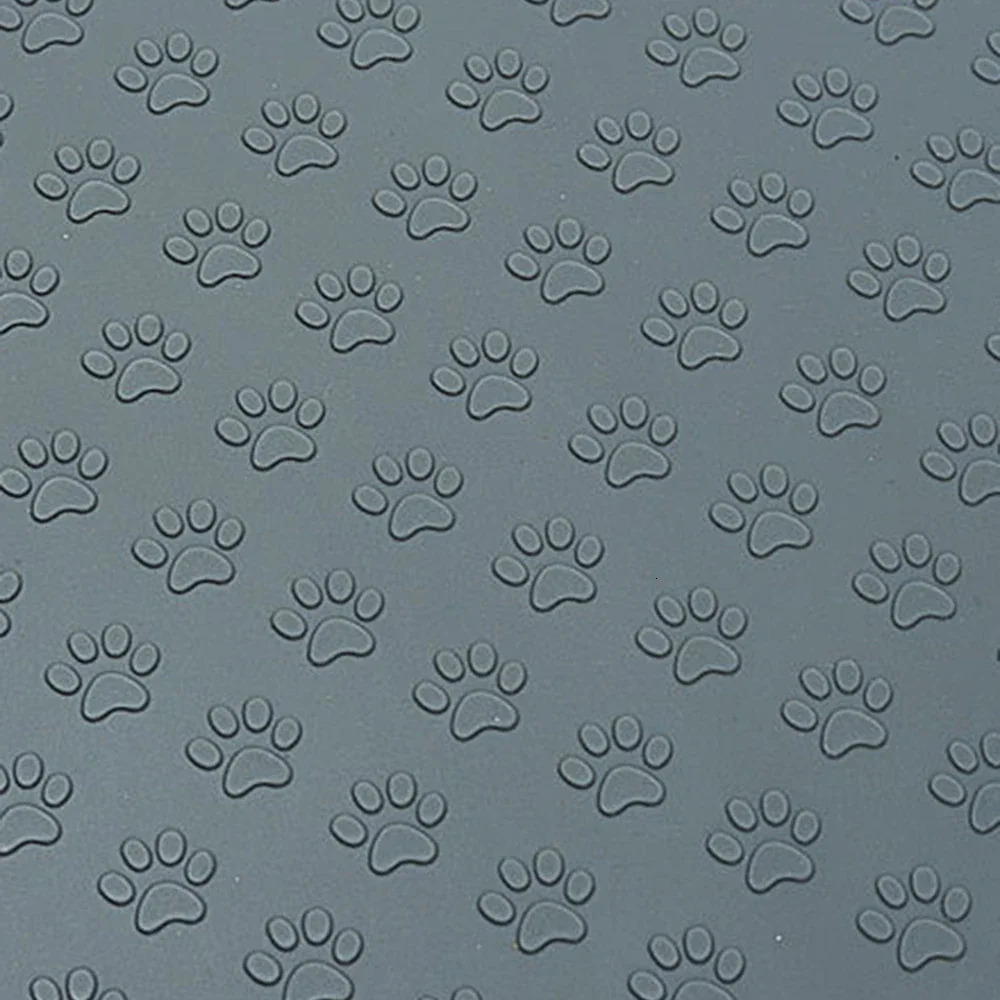 1PC Pet Silicone Eating Mat Paw Print Modeling Leak-Proof Spill-Proof Easy To Clean Cat And Dog Pet Mat. 250805