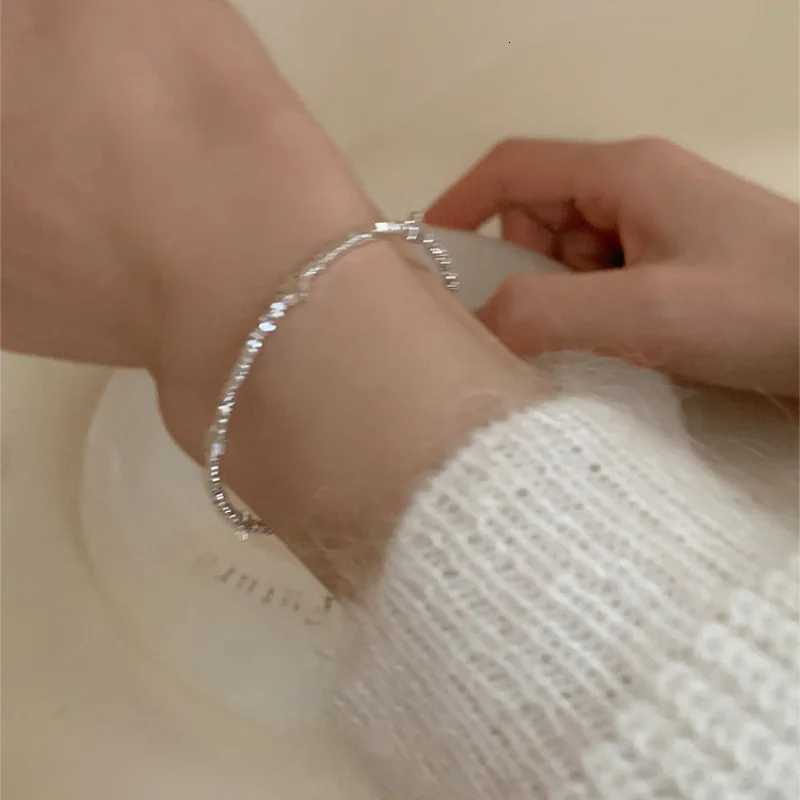 VENTFILLE 925 Sterling Silver Star Bead Bracelet For Women Girl Sweet Romantic Versatile Trend Jewelry Gifts Dropshipping W250807
