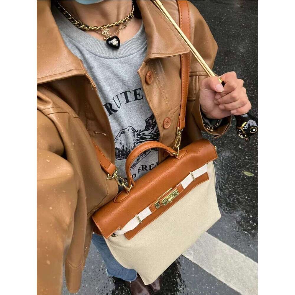 Designer Bag Tote bag Shoulder Bag Niche Design INS College Style New Handheld Single Crossbody Canvas Backpack