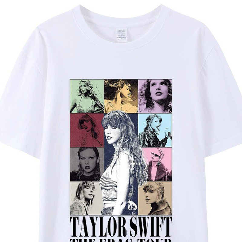 Fashionable Unisex Print Round Neck T Shirt Trendy Apparel Option