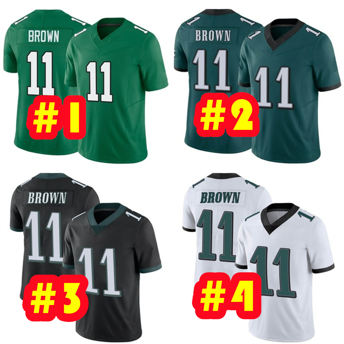 2025 NEW Ain Kamara Saquon Barkley Chris Olave Football Jersey Jalen Hurts Cameron Love Cooper DeJean T.J. Watt Aaron Rodgers Josh Allen Mens Womens Jerseys ed
