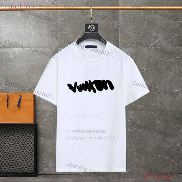 Lvs Shirt 2025 NEW Louis Viton Shirt 2025 Tshirt Summer Fashion Mens Womens Designers Louis Shirt Long Sleeve Tops Letter High Quality Breathable Louis Vouitton fb3