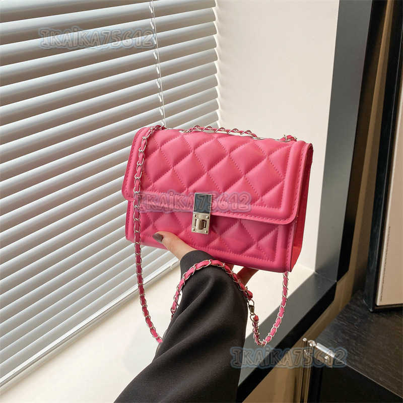 High-quality Textured Quilted Niche Bag for Women 2024 Summer New Fashion Trendy Chain Versatile Style Shoulder Crossbody Bag H250806