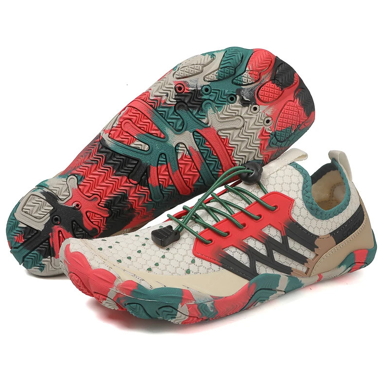 Summer Upstream Wading Shoes Five Fingers Beach Barefoot Colorful Sandals Men Women Pool Swimming Portable Aqua Sneakers Unisex 250730