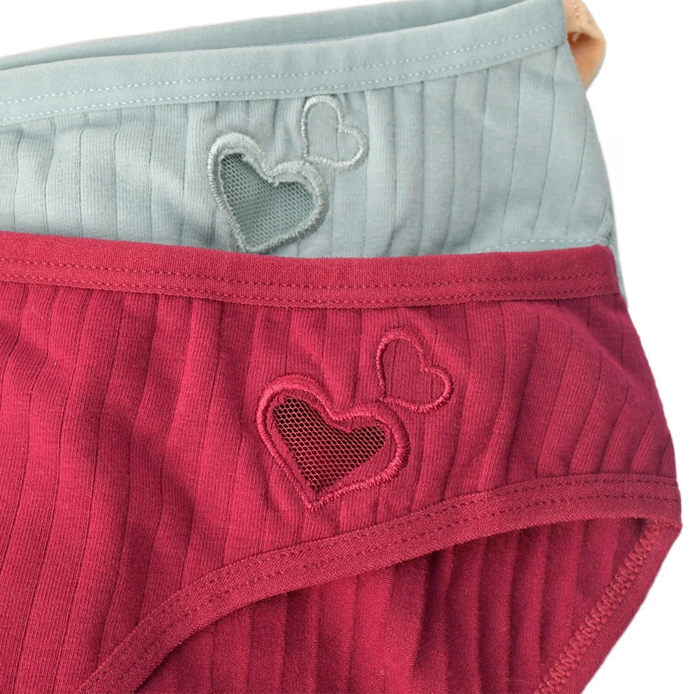 3Pcs Cotton Underwear LowRise Soft Stretch Briefs AntiChafing Comfortable Panties 2025 n Simple Breathable 250807