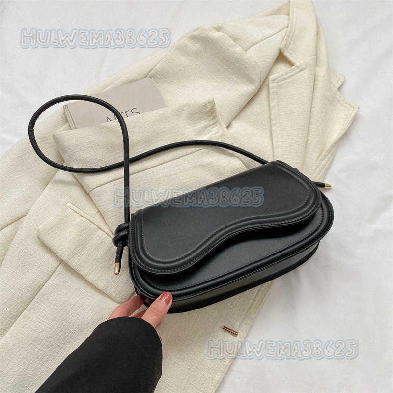 Trendy Fashion Solid Color Style Single Shoulder Bag for Women 2023 Winter New Versatile Underarm Bag Elegant Womens Bag H250806