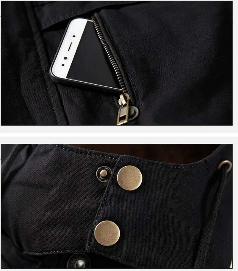 Designer Clothing 2025 Military Cargo Coat Mens Thick Warm Man Winter Parkas Casual Cotton Padded Jacket Male Multi-Pocket Fur Hoodies Men Parka