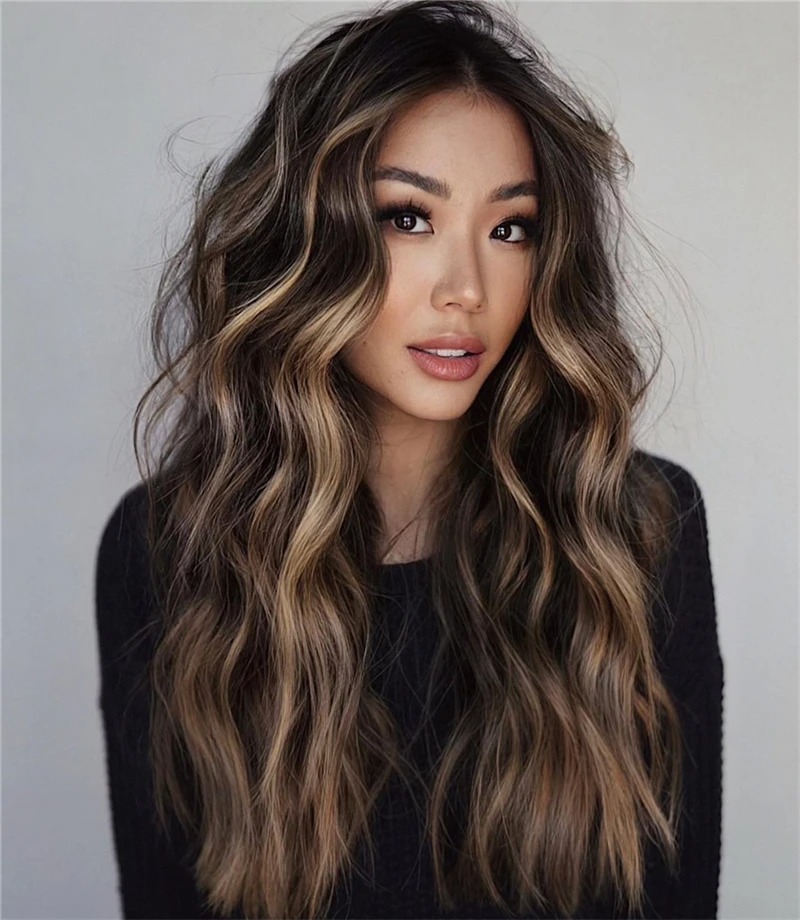 P4/27 Highlight Ombre Brown Body Wave 13x6 Human Hair Wig Wear And Go Colored 13x4 HD Lace PrePlucked 30 40 Inch Wigs For Women Synthetic
