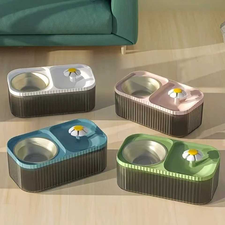 Cat and Dog Water Dispenser Food Bowl Two-In-One Automatic Circulation Smart Water Dispenser Cat Bowl Water Feeder for Dogs Y250806