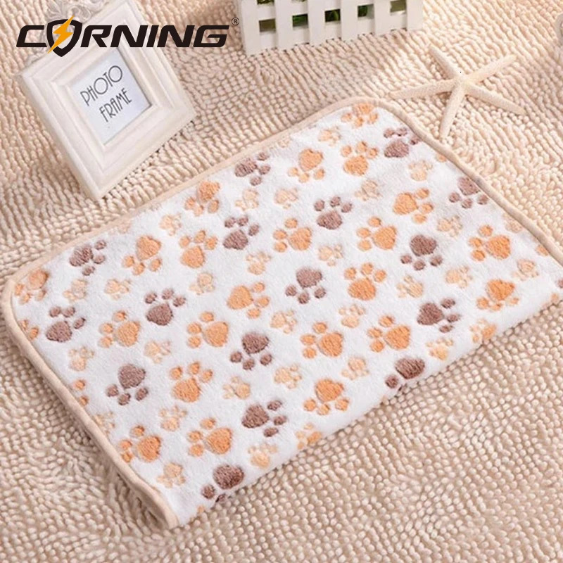 40X60CM Pet Blanket Super Soft Fluffy Winter Warm Dog Blanket Cute Warm and Comfortable Cat and Dog Cushion Blanket Pet Supplies 250804