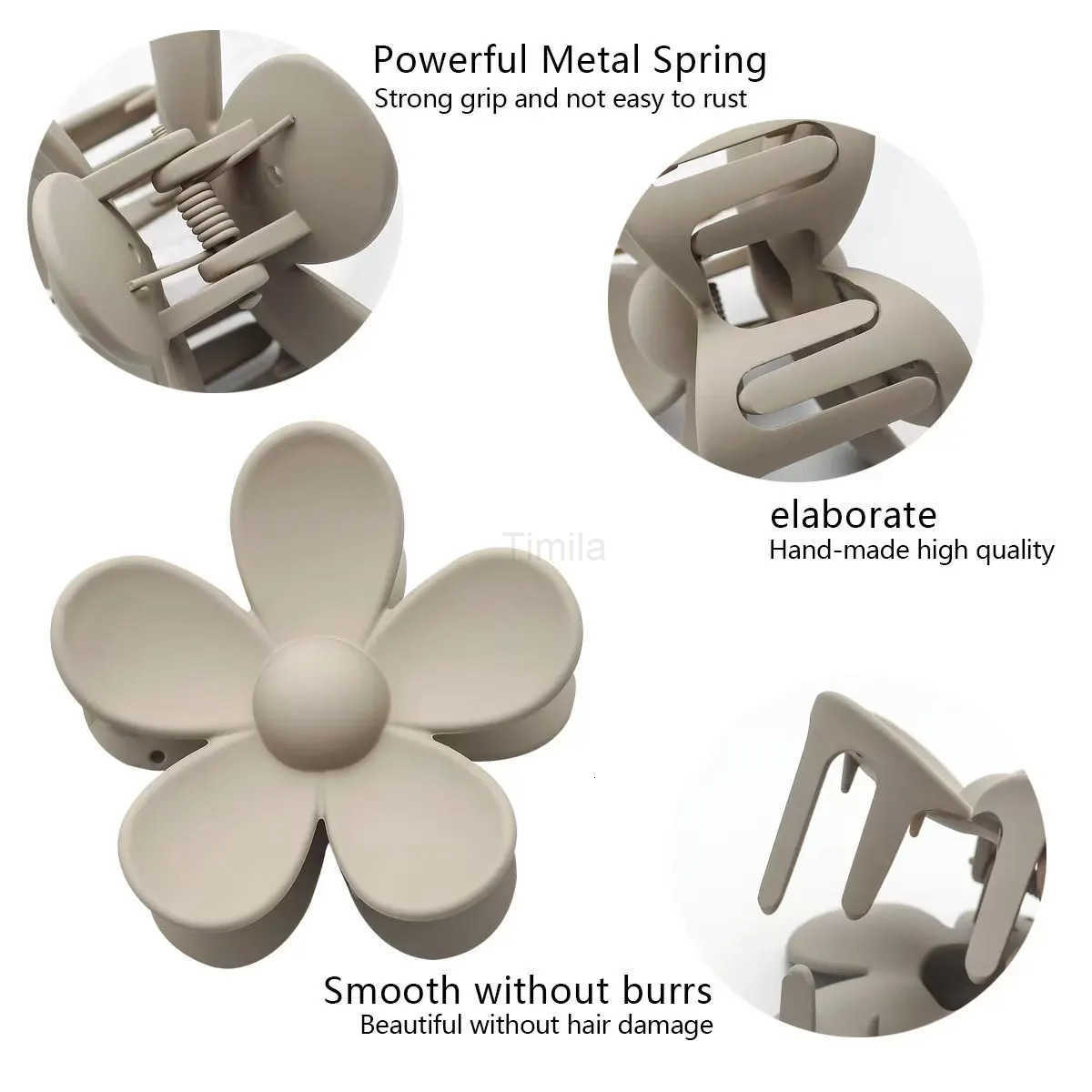 uthual Colors Flower Claw Clips Hair Clips For Women Non Slip Claw Clips for Thick Hair Women Girls Gifts U250807