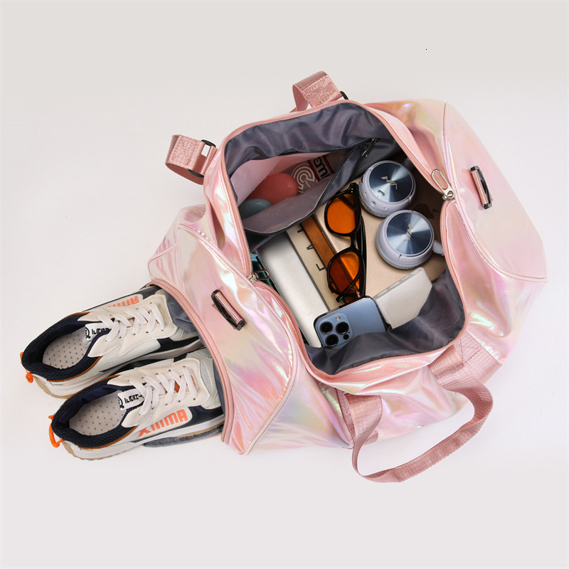 New Colorful Travel Short Distance Water-Resistant Lage With Separate Shoe Compartment Handheld Shoulder Fiess Yoga Bag