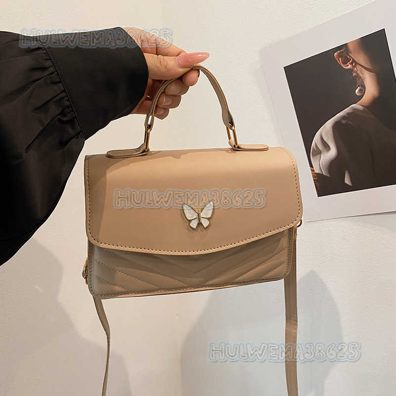 Minimalist Trendy Fashion Crossbody Bag 2025 Autumn New Style Quilted Shoulder Bag Niche Versatile Handheld Small Square Bag H250806