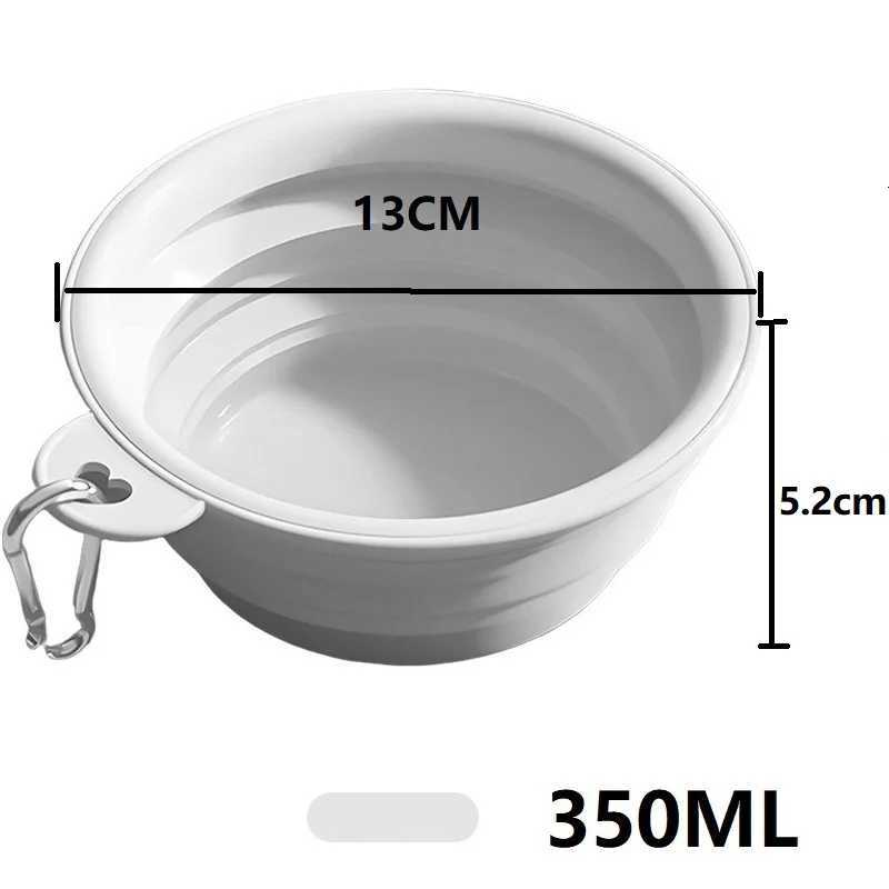 350ML Folding Dog Dish Collapsible Pet Bowl Water for Dog Drinking Bowl Cat Water Bowl Drinking Fountains for Dogs Y250806