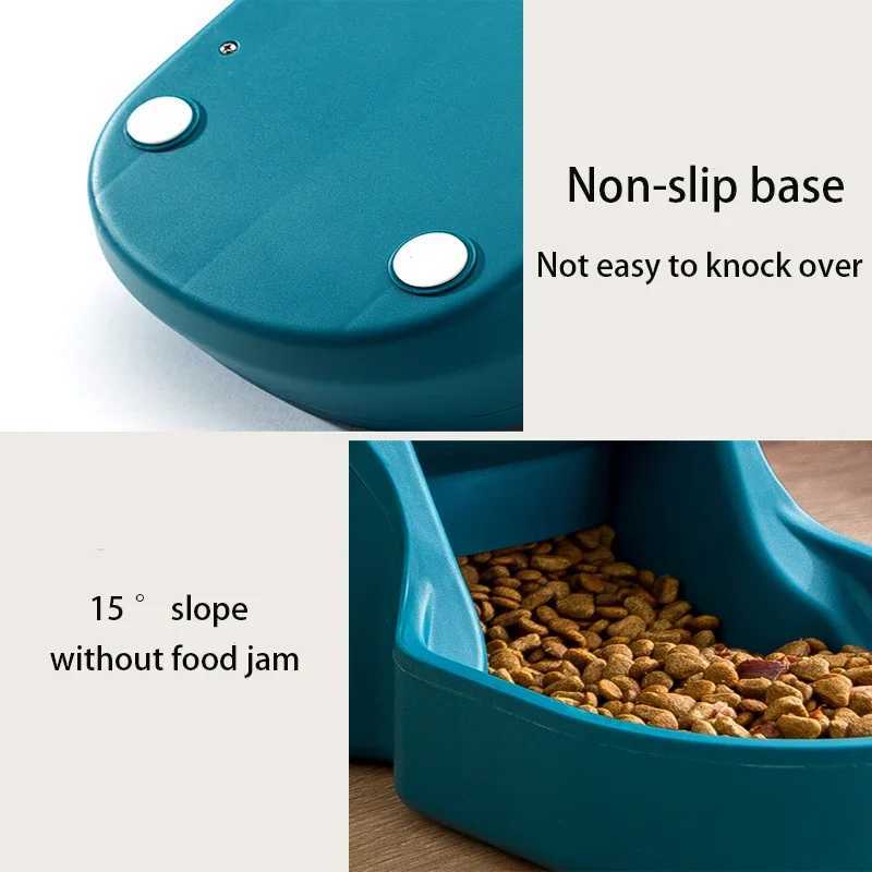 3.8L Pet Dog Cat Automatic Feeder Bowl for Dogs Drinking Water Fountain Bottle Kitten Bowls Slow Food Feeding Container Supplies Y250806