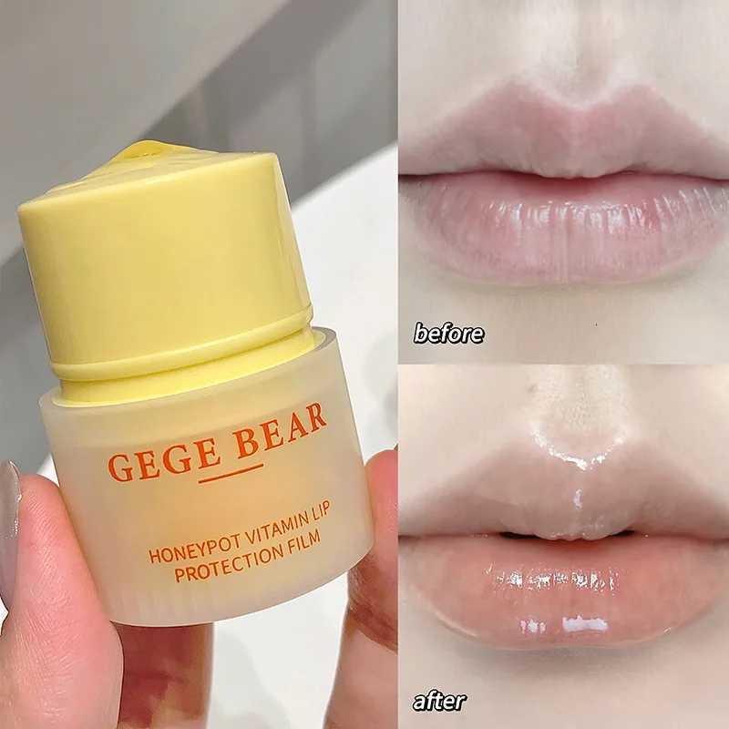 Gegebear Honey Pot Vitamin Lip Balm Hydrating and Nourishing Formula for Soft Plump Lips in Autumn and WinterXJ250807