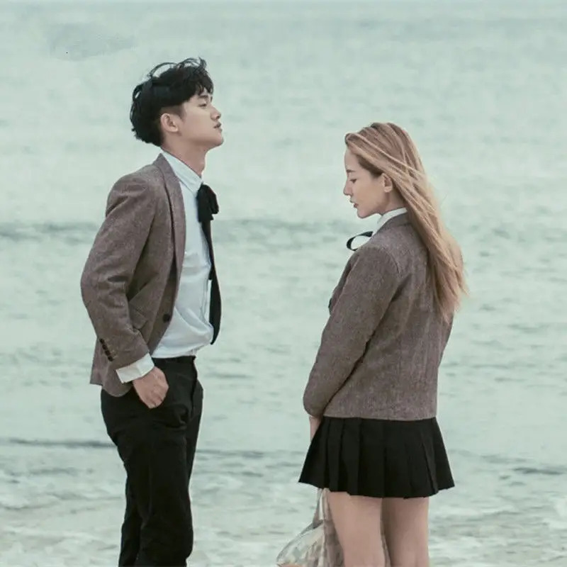 High school uniform set British Academy autumn smale jacket men women Korean JK Uniform 250729