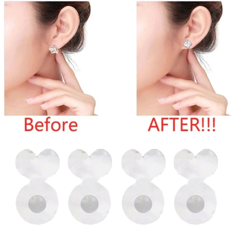 Supportive Earring Lifters for Heavy Earrings Unique Back Ear Studs Lobes Lifter 250804