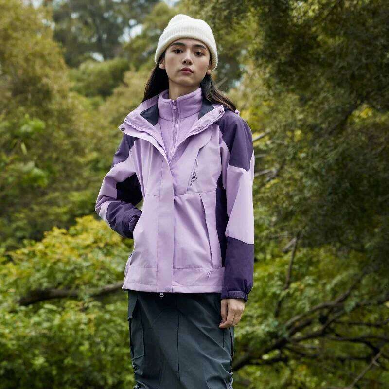 Designer Clothing 2025 New Windproof Waterproof Man Women Parka Jackets Suits Two Pieces Sets 3 In 1 Hiking Windbreaker Camping Thick Warm Unisex Coat