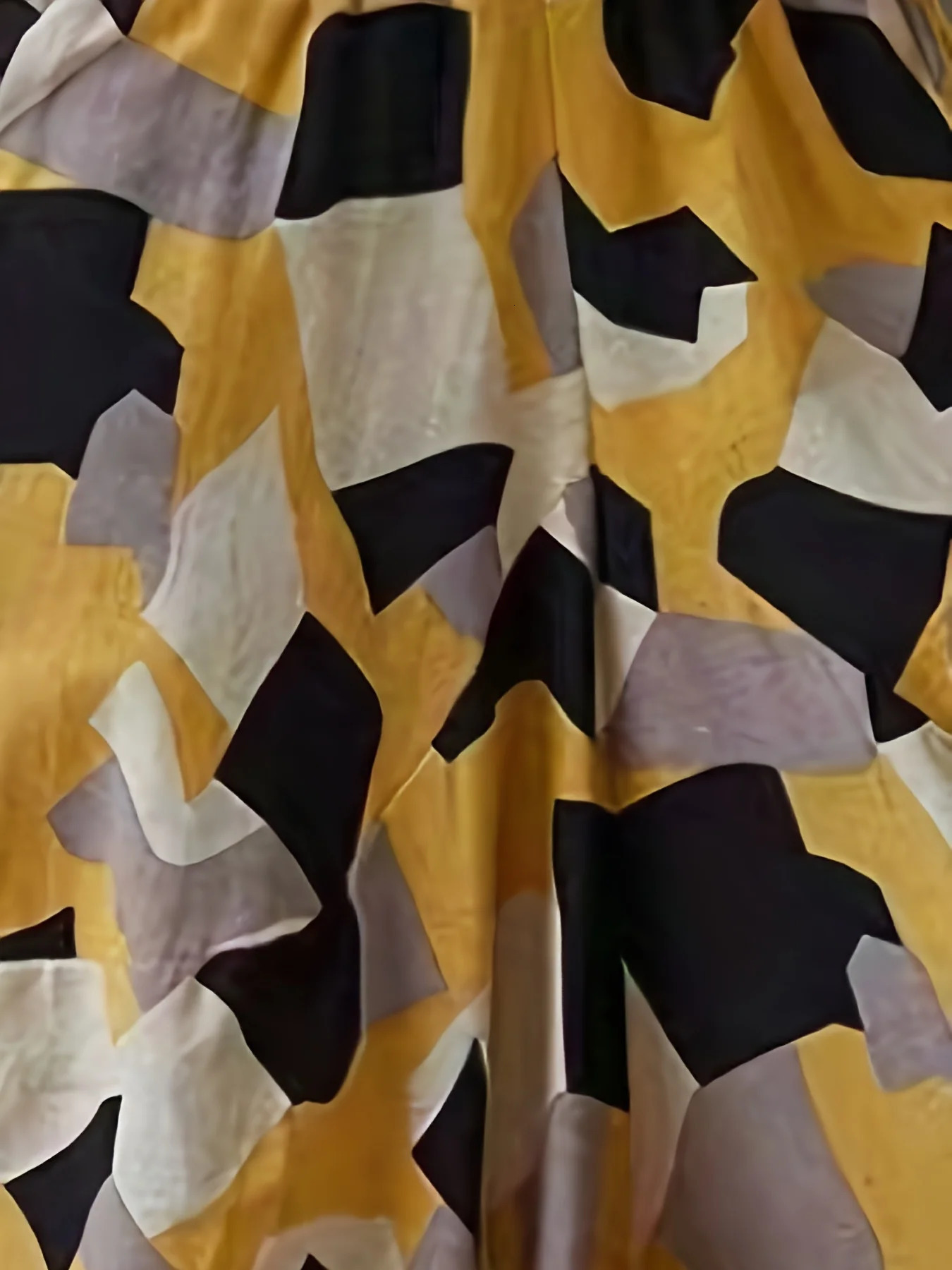 Plus size womens spring and summer polyester fiber nonelastic belt pastoral style casual small fresh random printed culottes y250805