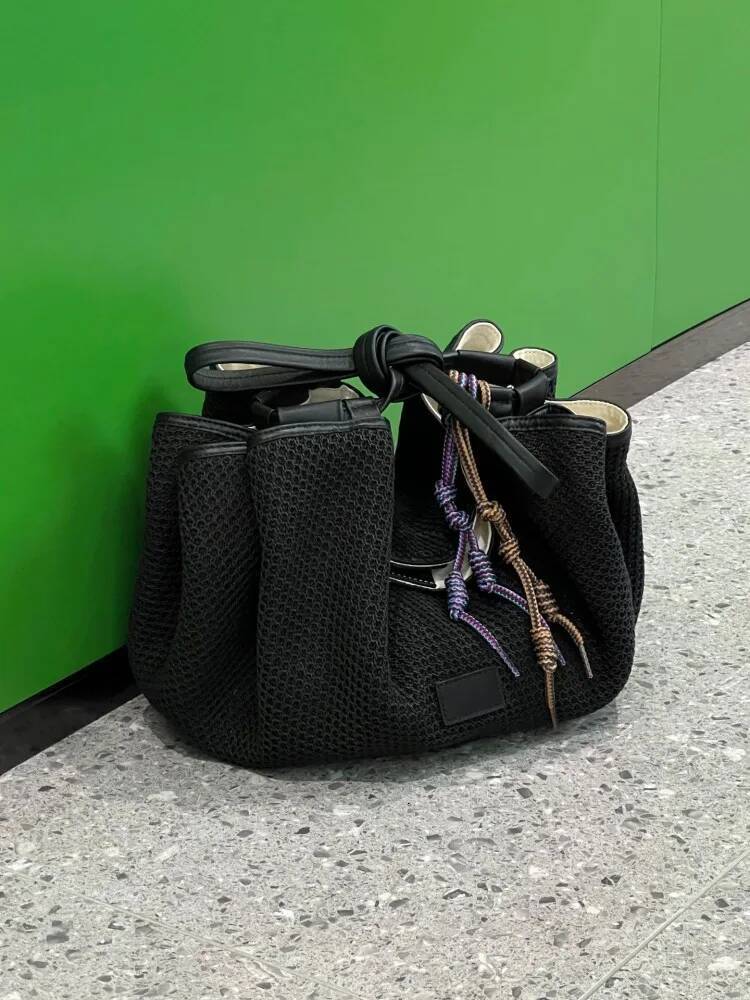 Designer Women Casual Totes Handbag Summer Holiday Straw Vintage Bucket Shoulder Bags Cow Leather Spliced Beach Bag high-quality