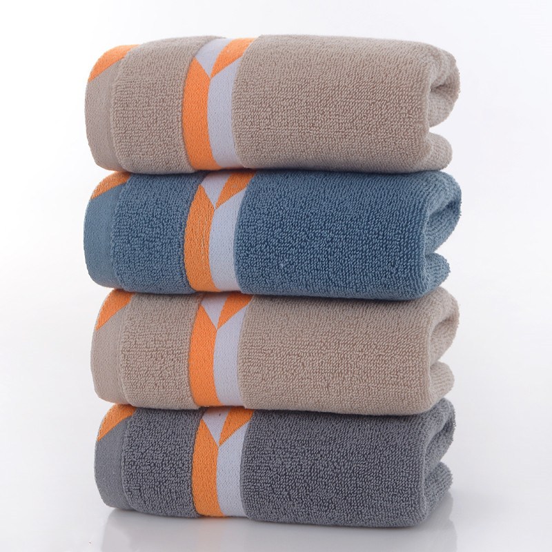 3pcs100% Egyptian Cotton Jacquard Woven Border Towel 35*75cm,Thickened Pure Cotton Quick Absorbent,Turkish Towels,Bathroom towels
