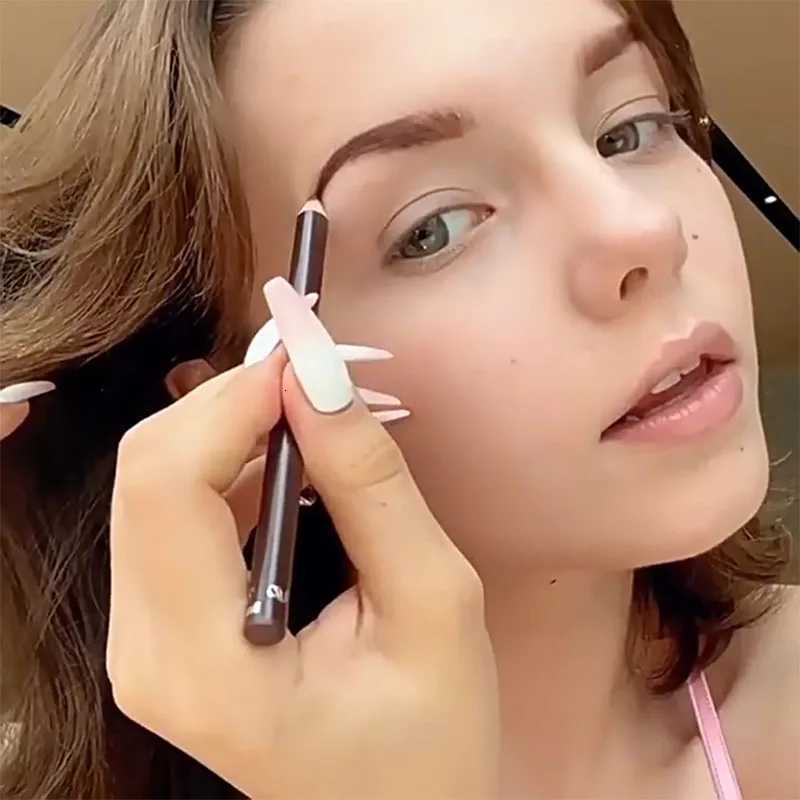6 Colors Eyebrow Pencil Makeup Waterproof Sweatproof Tattoo for Eyebrows Enhancer Wooden Eyebrow Pencil Wild Eyebrows Cosmetics W250807