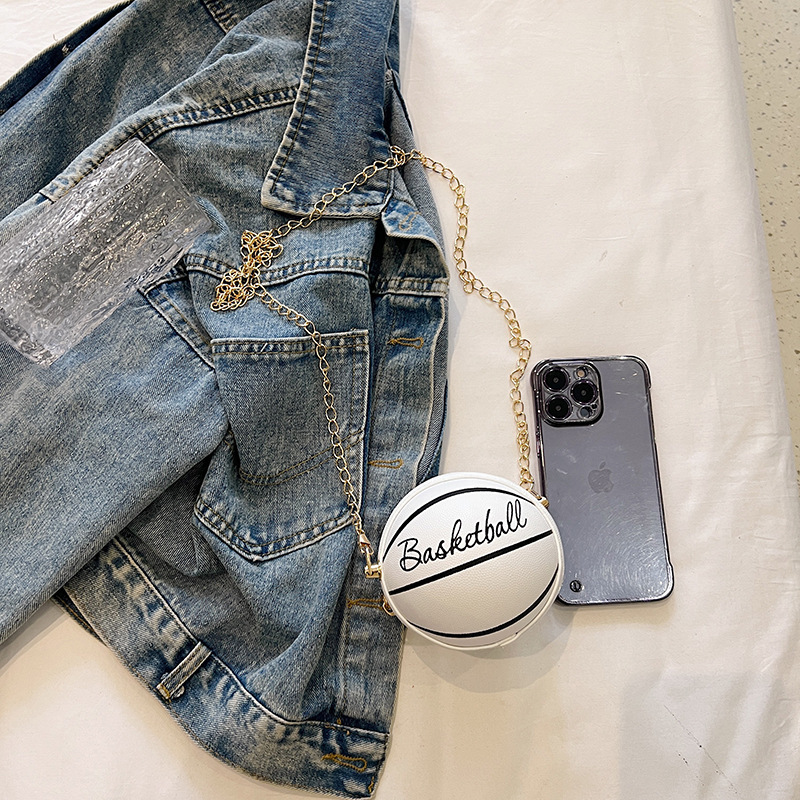 Free shipping designer Internet Celebrity Basketball Bag Niche Mini Bag for Women Ins Personality Chain Crossbody Bag Coin Key Lipstick Bag