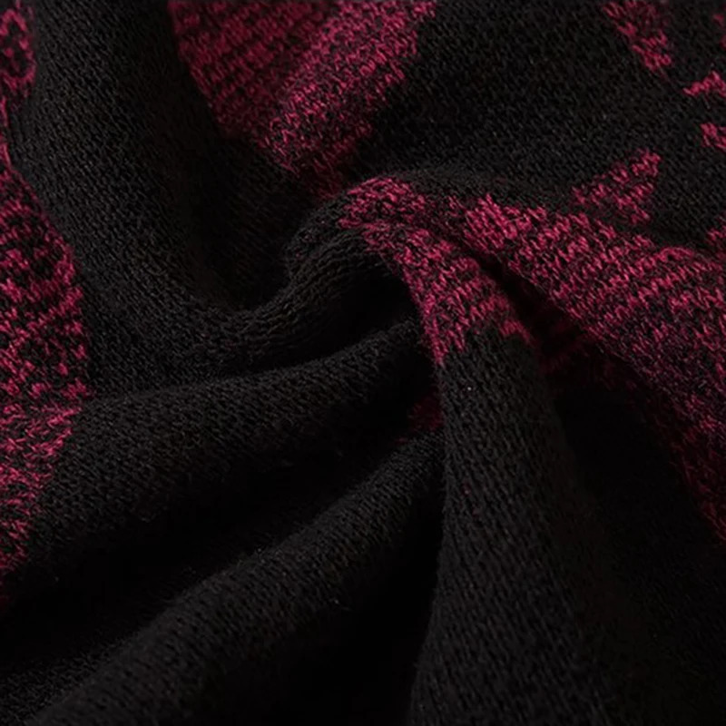 Star Chain Hole Mens Sweater American Gothic Vintage Hip Hop Couple Knitwear Pullover Winter Oversize Jumpers 250807