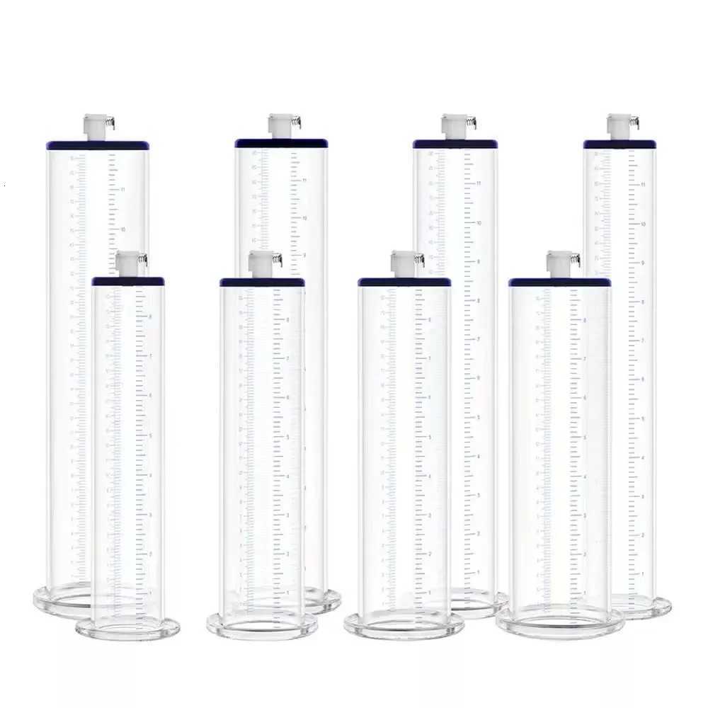 Bottom Penis Real Empty Cylinder Lange Wide Self-locking Pump Trainer Large Double Scale Cup Special Accessories Masturbation W250807