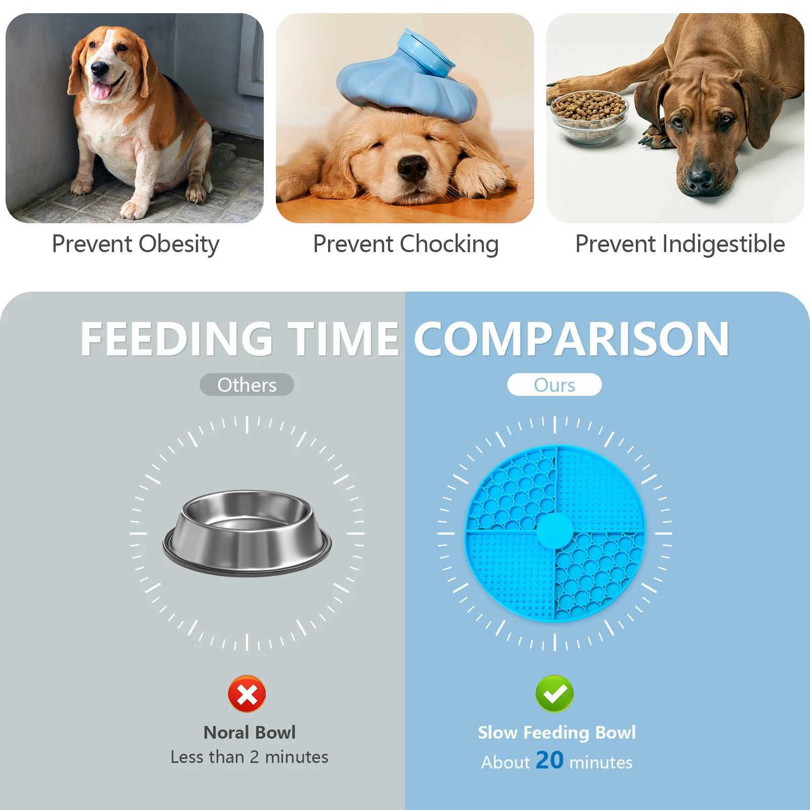 Bangp Licking Mat for Dogs and Cats Dog Slow FeedersBoredom Anxiety Reduction Heavy Duty Mat Dog Treat Mat with Unique Q Y250806