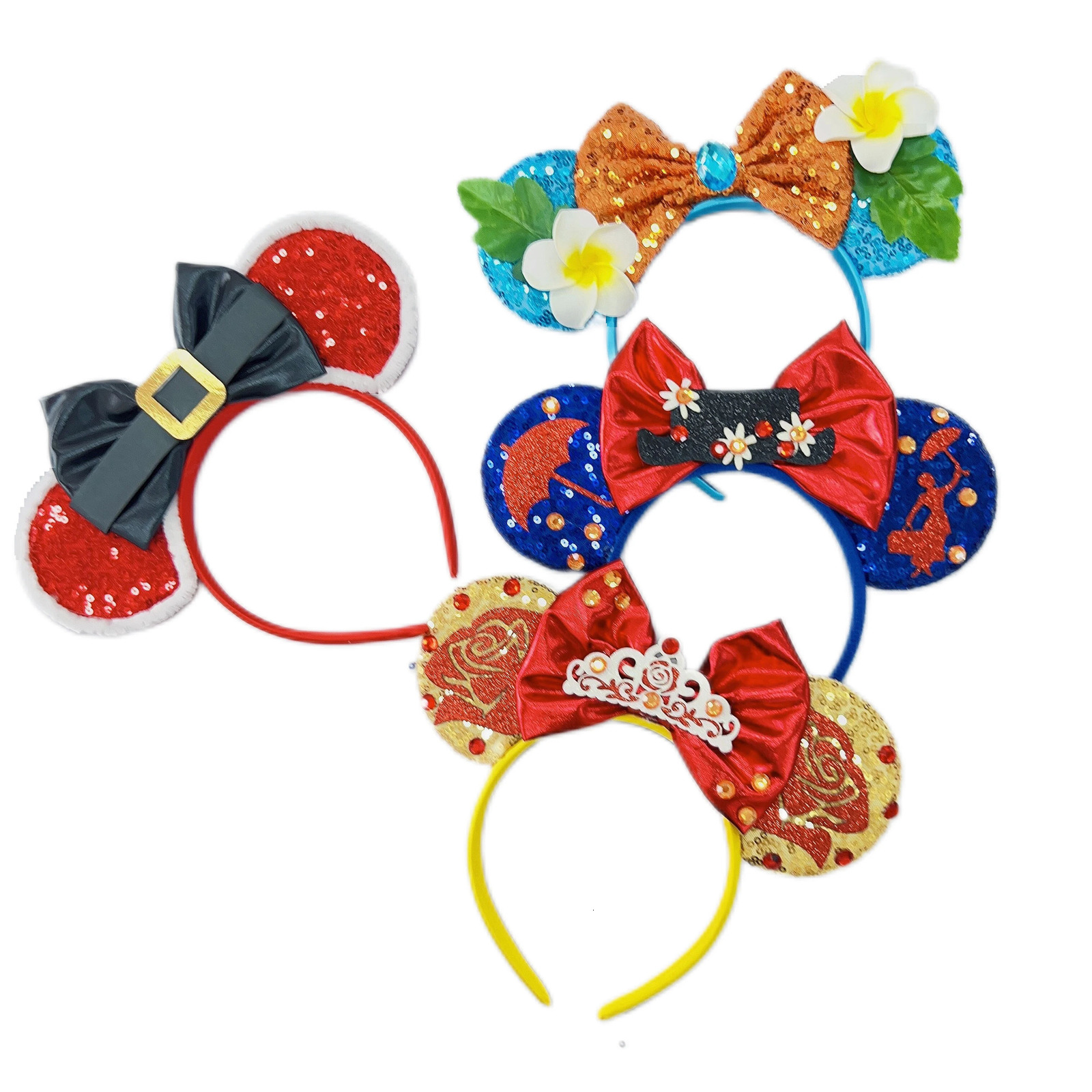 Latest Festival Party Mouse Ears Headband For Kids Christmas Santa Claus Fawn Hairband Kids Party Hair Accessories 250806