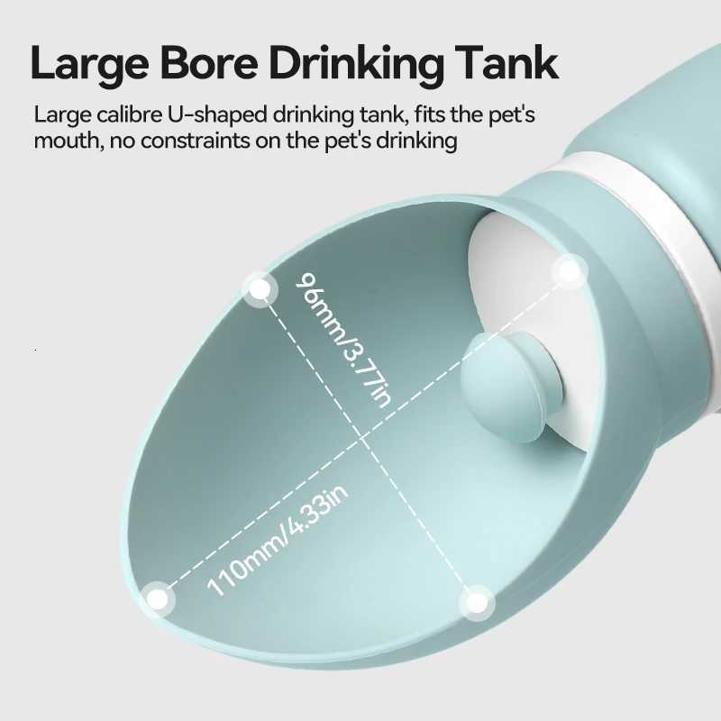 ROJECO Pet Water Bottle For Dog Cat Qutdoor Walking Leakproof Water Mug Portable Soft Silicone Foldable Travel Drinking Bowl Cup Y250806