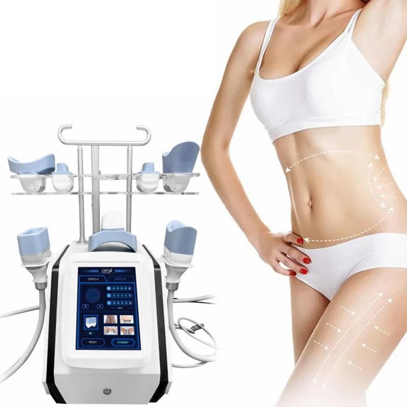 Hot New Arrival Double Handle 360 Cryo Sculpting Machine Weight Lose Fat Burning Skin Tightening Body Slimming Shaping For Beauty Equipment