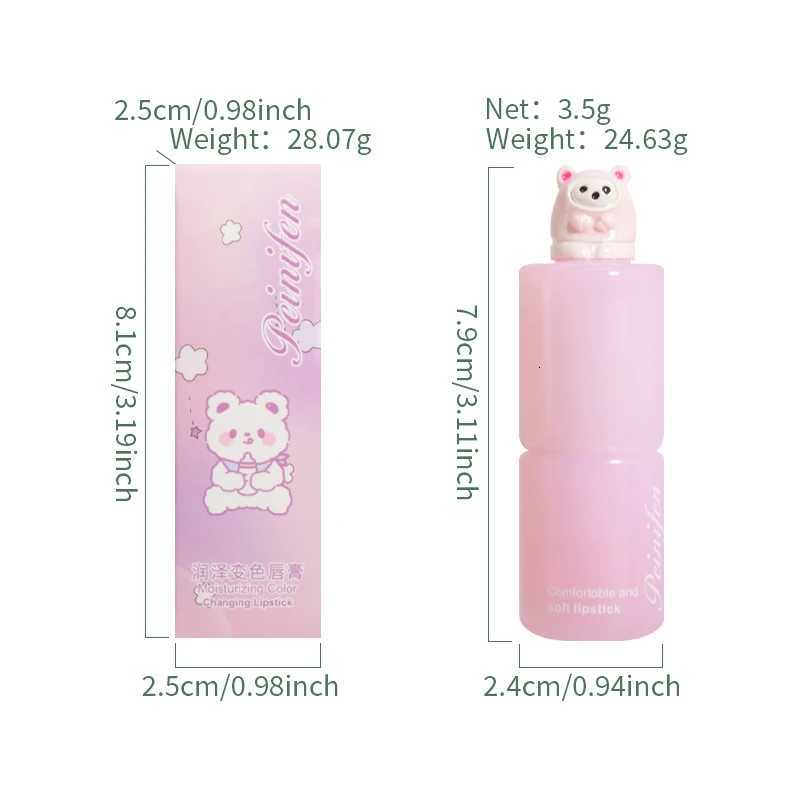 Three Color Cartoon Cat And Dog Cute Lip Balm Warm And Transparent Lip Care Lip BalmXJ250807
