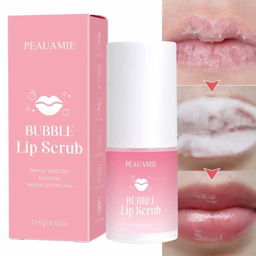 Bubble Lip Scrub Cream Exfoliating Moisturizing Remove Dead Skin Lighten Lip Lines Dark Lips Soothing Lip CareXJ250807