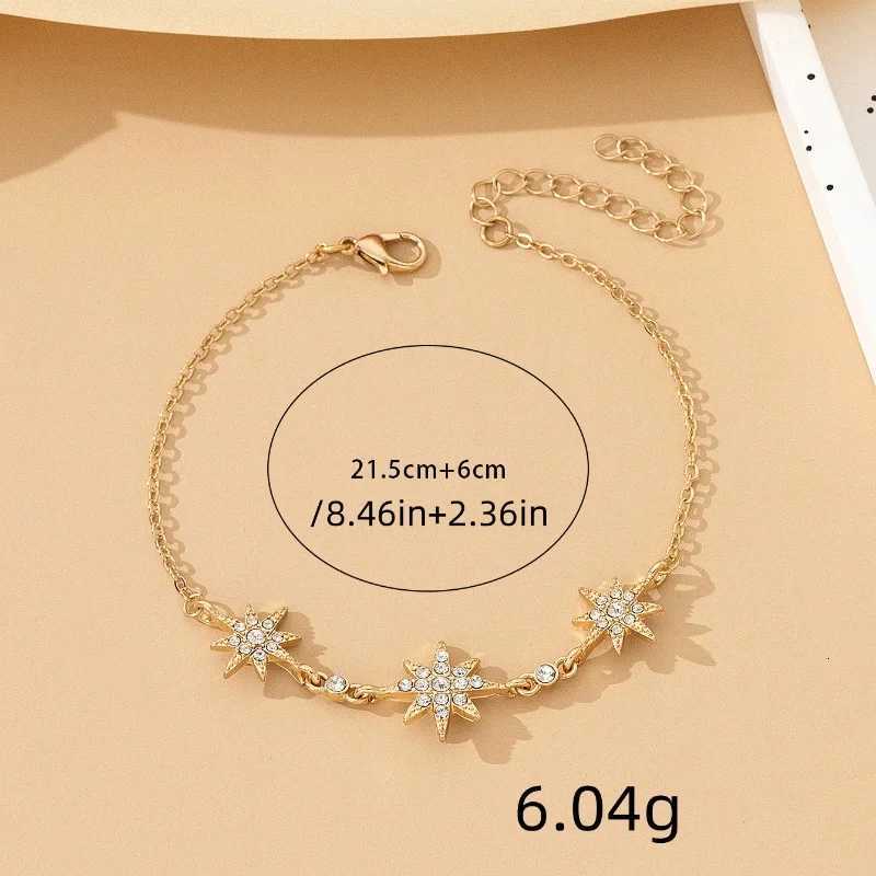 Summer Bohemia Star Pendant Anklet For Women Girls Ankle Leg Chain Beach Party Travel Foot Jewelry Y250805