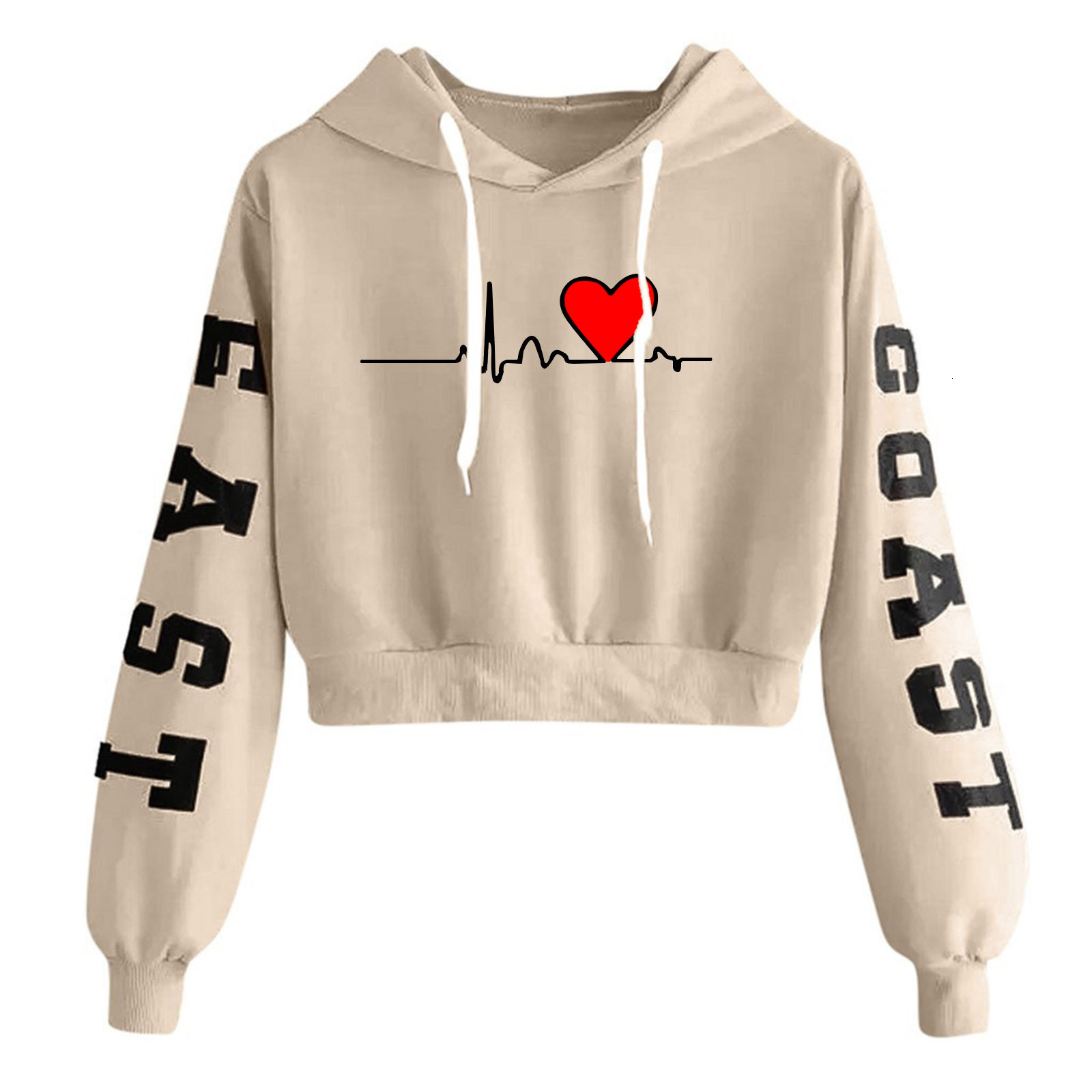 Free Shipping Designer Hoodie Fashion Crossover New Creative Printing 2025 Autumn/winter Fashion Long Sleeved Electrocardiogram Printed Thin Sportswea