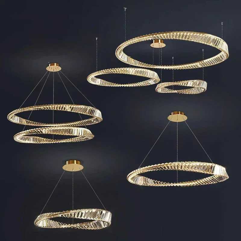 Modern Chandeliers Ceiling Hanging Led Lighting Indoor Crystal Pendant Lamp Led Ceiling Luxury Fixture Light Chandelier for Home X250807