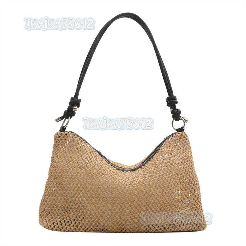 Weaving Fashion Knotted Shoulder Strap Small Bag for Women 2024 Spring New Versatile Crossbody Bag Dumpling Bag H250806