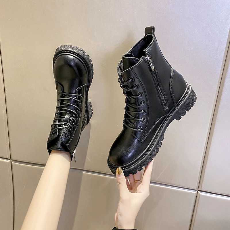 Spring/Autumn Sexy Increased Side Zipper Cool Walking Comfortable New Cross Strap Elegant Short Boots Reliable Womens Shoes XJ250807